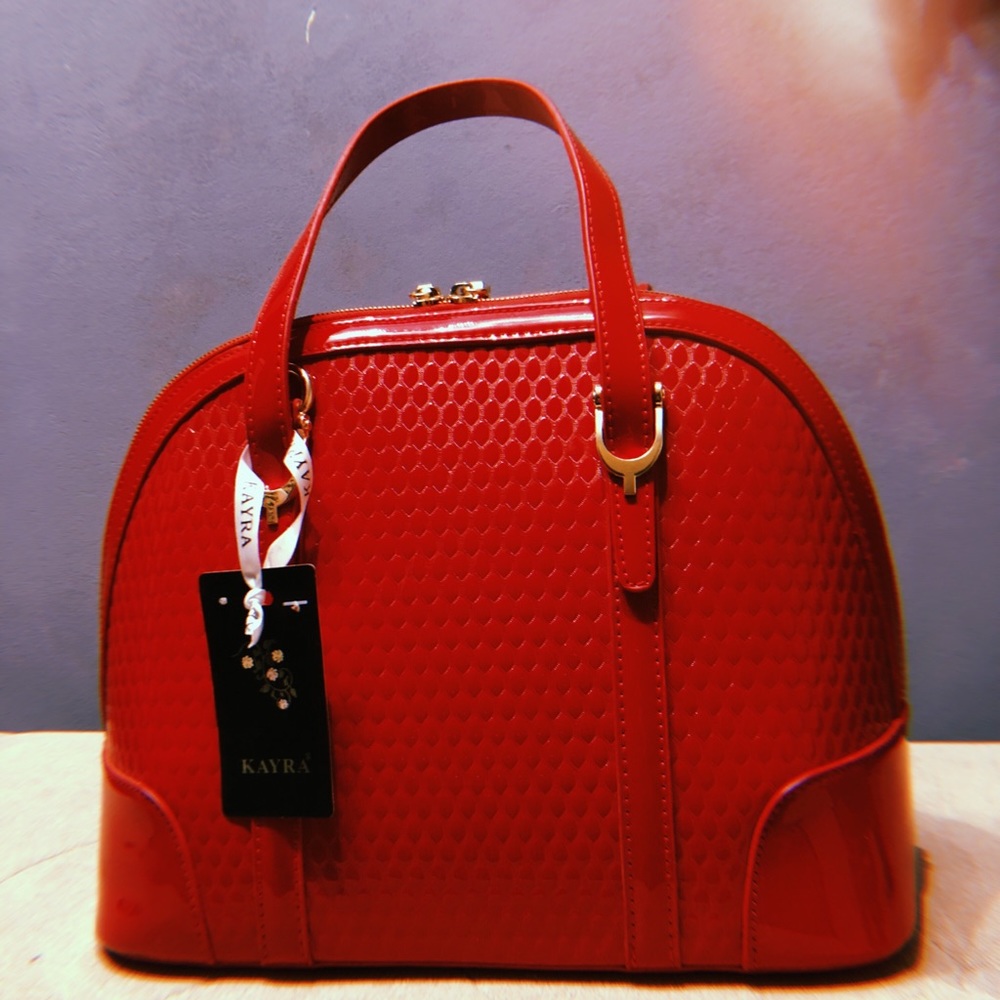 COPY - Red Hardshell Purse [new]